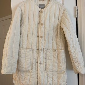 Everlane cotton quilted jacket
